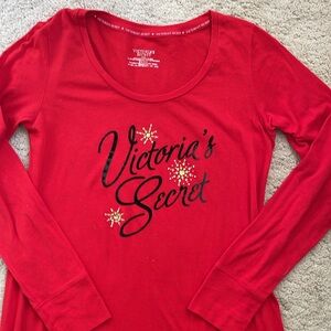 Red Victoria’s Secret Sleep Shirt